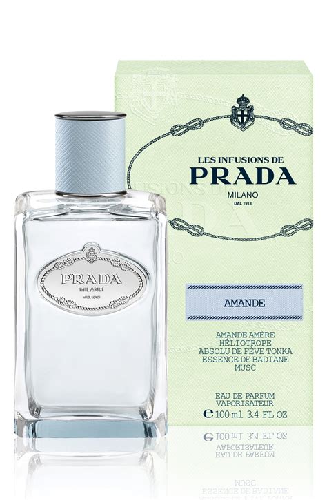 prada perfume almond.